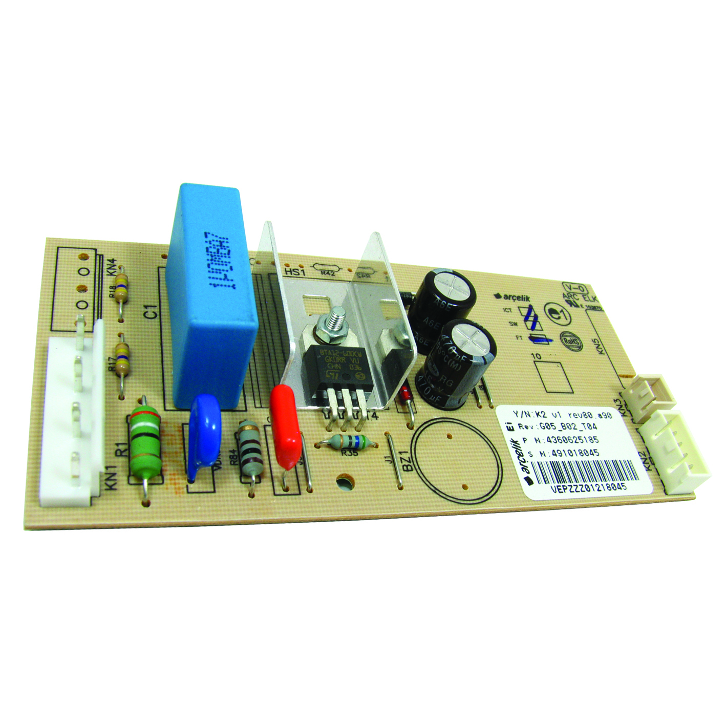 Beko Refrigerator Control Module PCB BE4360620185