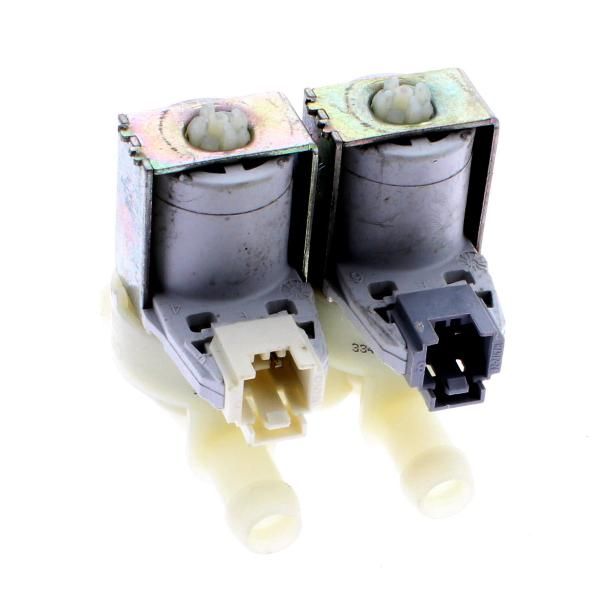SPARES2GO Single Water Inlet Solenoid Valve Compatible With Beko Dishwasher (90 Degrees, One Way