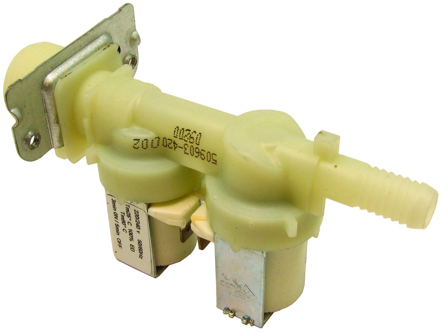 AEG Washing Machine 2 Way Solenoid Inlet Fill Water Valve 1325186508