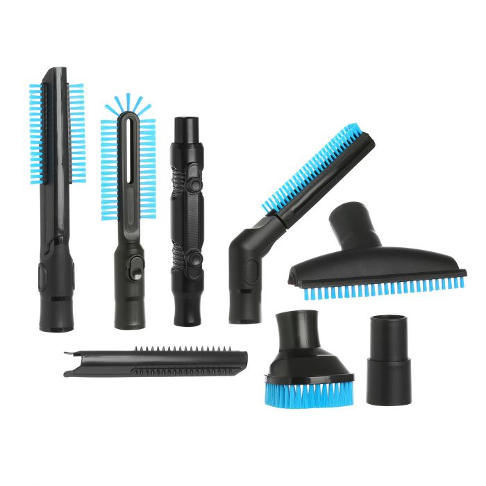 Philips Hoover Polti Universal Brush + Wheels + 7 Vacuum Cleaner Fittings