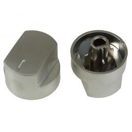Belling New World Stoves Cooker Control Knob - Silver (Pack of 2)