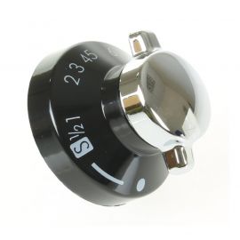 Belling New World Stoves Cooker Control Knob - Main Oven - Black/Silver
