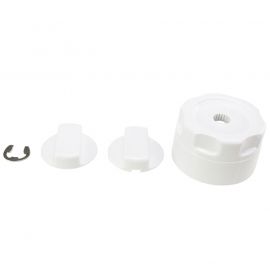 White Control Knob Kit For Mira 88 Showers