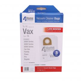 Vax Vacuum Cleaner Bag (Pack of 5)