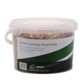 BBQ Oak Smoking Wood Chips 3 Litre Tub