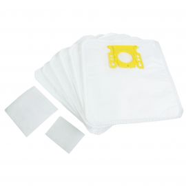 PartsCentre Microfibre Bag - Type KK (Pack of 5 Microfibre Bags + 2 filters) - Compatible With Miele Vacuum Cleaners