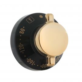 Belling New World Stoves Cooker Main Oven Control Knob - Black & Gold