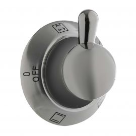 Britannia Cooker Oven Control Knob - 4 Function - Chrome 