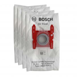Bosch Vacuum Cleaner Microfibre Bags - Air Fresh - G ALL (Pack of 4)