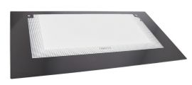 Zanussi Cooker Top Oven Front Door Glass - 592mm x 325mm - Black