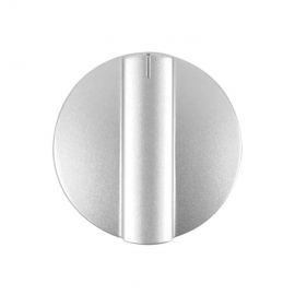 Cooker Hob Control Knob - Silver