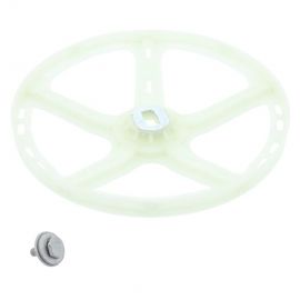 Washing Machine Drum Pulley Plastic Kit Ø273mm,1000rpm