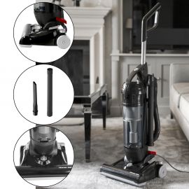 Powersonic Bagless Upright Vacuum Cleaner - Black - 800W
