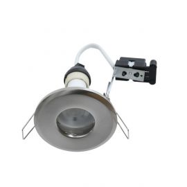 Jegs Shower Downlight - Brushed Nickel - GU10