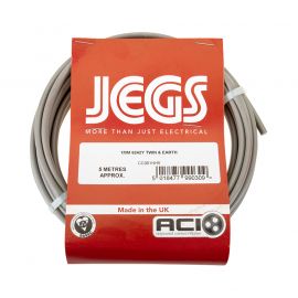 Jegs Twin & Earth Cable - 6242Y - 1mm - 5 Metre