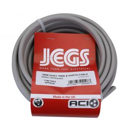 Jegs Twin & Earth Cable - 6242Y - 6mm - 5 Metre