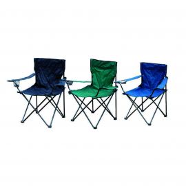 Kingfisher Folding Camping Chair Assorted Colours
