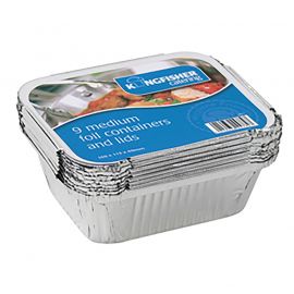 Jegs 9 Medium Foil Containers And Lids