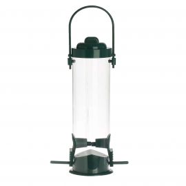 Natures Market Green Standard Bird Seed Feeder
