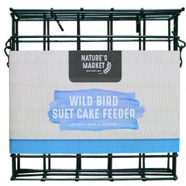 Natures Market Green Suet Cake Bird Feeder