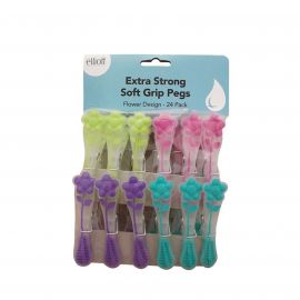 Jegs 24 Soft Grip Clothes Pegs