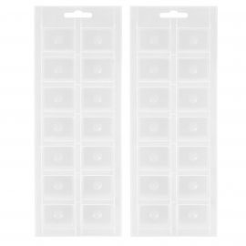 Universal Freezer Ice Cube Tray (Pack of 2)