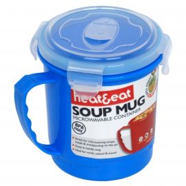 Jegs Heat And Eat Soup Mug Assorted Colours