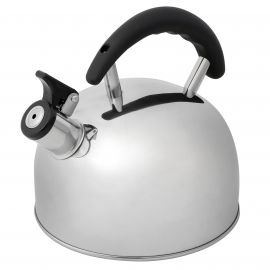 Jegs 2 Litre Whistling Kettle - Stainless Steel