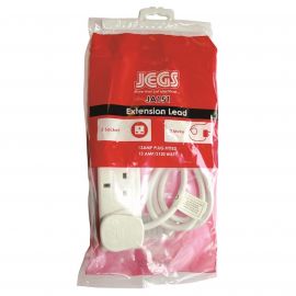 Jegs 2 Gang 2 Metre 13A Extension Lead