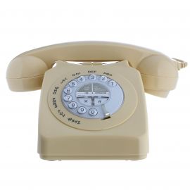 Mayfair 2 Piece retro Dial Telephone - Cream