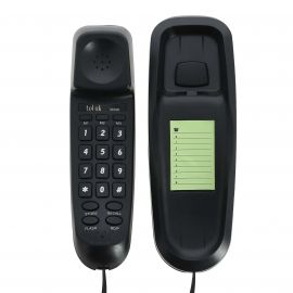 Jegs Two Piece Corded Telephone Black