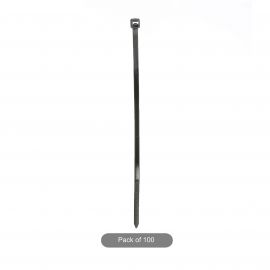 Jegs Pk100 100mm X 2.5mm Cable Tie Black