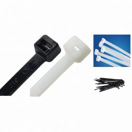 Jegs Pk100 100mm X 2.5mm Cable Tie Black
