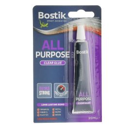 Bostik All Purpose Clear Glue Blister Pack 20ml