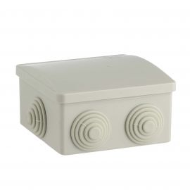 Jegs Weatherproof Electrical Junction Box - 80mm x 80mm x 40mm