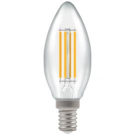 Crompton LED Candle Filament Clear Bulb - 6.5W - SES-E14