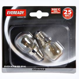 Eveready 25W SES Oven Lamps
