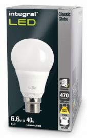 Jegs 6.7W Led GLS BC Dimmable Warm White