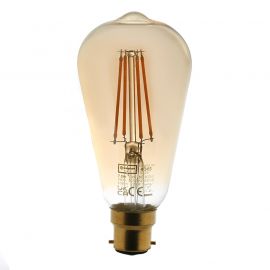 Crompton 7.5W LED FILAMENT BC ST64 ANTIQUE BRONZE DIMMABLE 