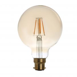 Crompton 5W LED FILAMENT BC 95MM GLOBE ANT BRONZE DIMMABLE