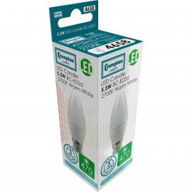 Crompton Led Candle Thermal Plastic Opal 5.5W BC Warm White