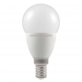 Crompton LED ROUND THERMAL PLASTIC OPAL 5.5W SES W