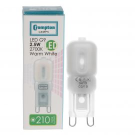 Crompton LED G9 Bulb - 2.5W - Warm White