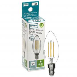 5W LED Dimmable Candle Lamp - SES