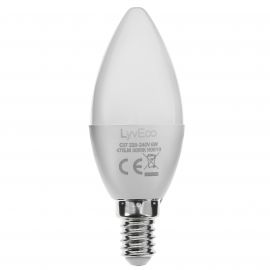 Lyveco 6W Candle Bulb - SES - Warm White