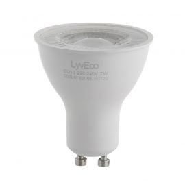 **3662JE**|LYVECO 7W GU10 LED LAMP DAYLIGHT
