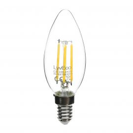 **4606**|LYVECO 4W SES LED FILAMENT CANDLE WARM WHITE