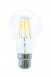 Lyveco 8W BC Led Filament GLS Warm White Dimmable