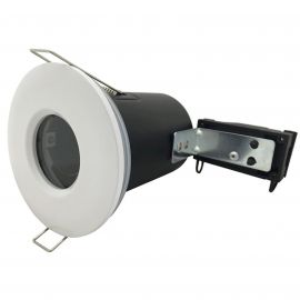Jegs GU10 White Shower Fire Rated Downlight