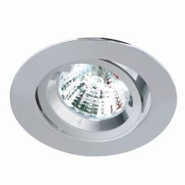 Jegs GU10 Die Cast Twist And Lock Tilt Downlight Chrome